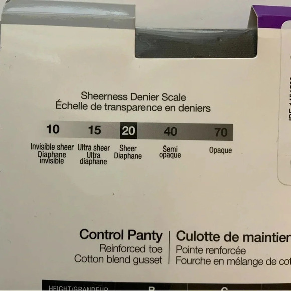 3/$25 SECRET Silky Control Sheer Tights - Picture 6 of 15